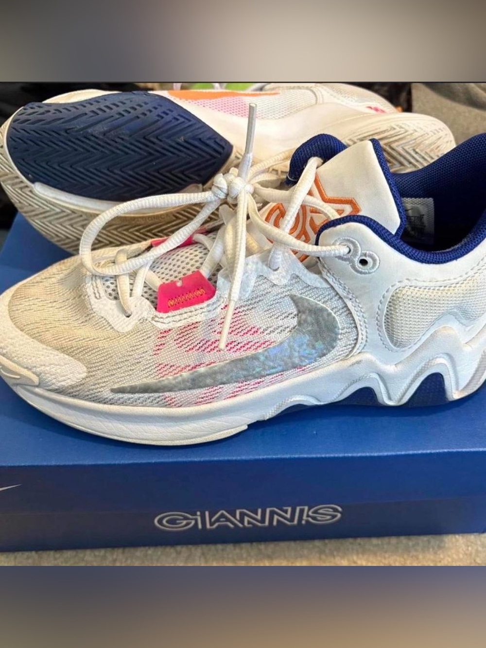 Nike Giannis Immortality 2 'White Deep Royal'
